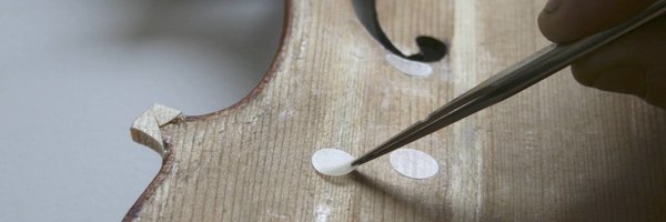 High quality violin crack repair with parchment