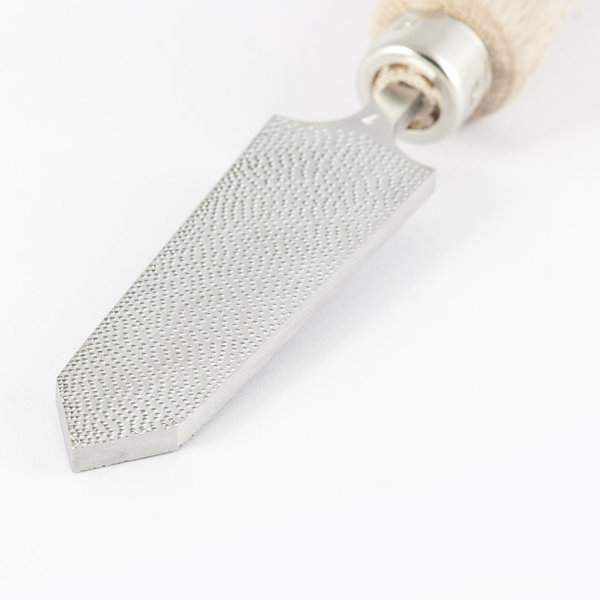 PECHAR Peg-Box Rasp flat hand-stitched 5&7 stainless steel