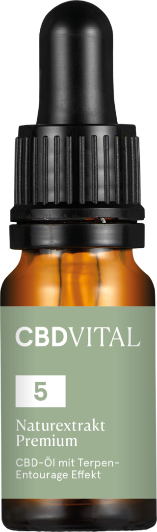 CBD VITAL | 5% CBD-Öl Naturextrakt Premium | Mit Terpen-Entourage Effekt
