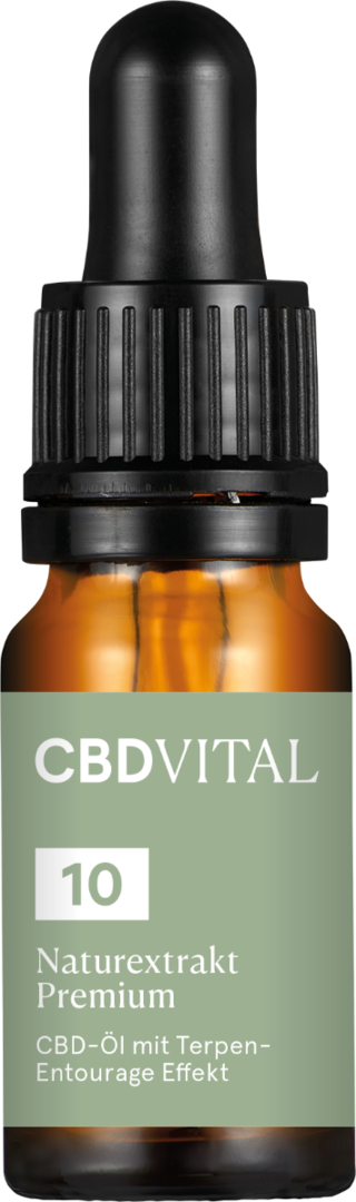 CBD VITAL | CBD Naturextrakt PREMIUM Öl 10% | Mit Terpen-Entourage Effekt