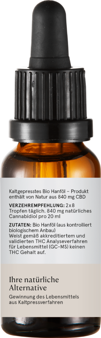 CBDVITAL Bio Vollspektrum CBD-Öl ursprung intense | 840 mg