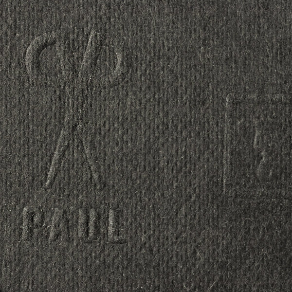 PAUL Scherenetui für 2 Scheren | Etui aus Latex-Kraftpapier schwarz