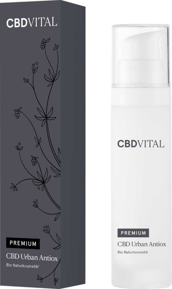 CBD VITAL | CBD Urban Antiox, PREMIUM CBD Bio Naturkosmetik