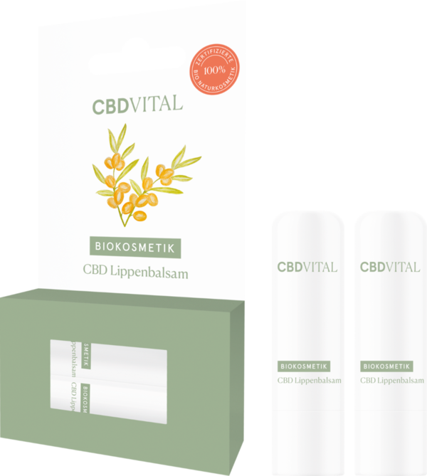 CBD VITAL | 2X CBD Lippenbalsam Regenerierende Intensivpflege