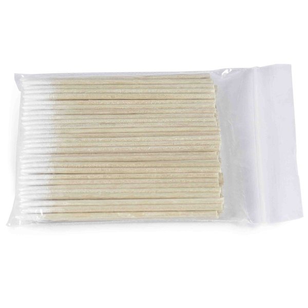Cotton buds pointed 70mm ✓ Wooden Cleaning Swabs with tip 100pcs.